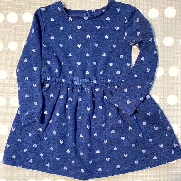Joe Fresh Kids navy blue with hearts - Picture 2 of 3